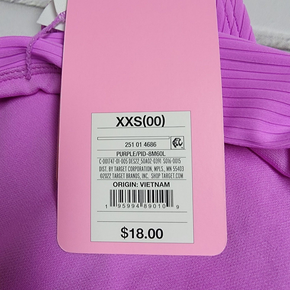 Stoney Clover Lane x Target High-Waist Bikini Swim Bottom Purple Size XXS (00) - Picture 6 of 6
